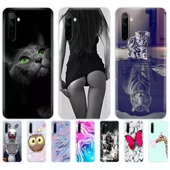 Для Realme 6 Pro 6s силиконовый чехол из мягкого ТПУ на заднюю панель телефона для OPPO Realme6 6Pro Realme6S чехол-бампер полный защитный чехол на 360° Realme 6