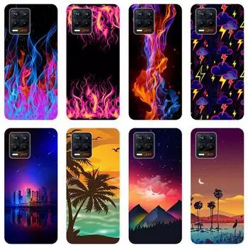 Для Realme 8 Pro Realme8 чехол Мягкая силиконовая задняя крышка модный чехол для телефона с мультяшным рисунком For Realme 8