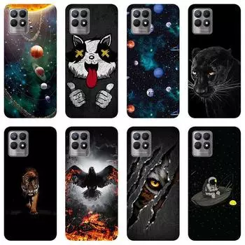 Для Realme 8i 8 i Realme8i чехол Мягкая силиконовая задняя крышка чехол для телефона с рисунком животного For Realme 8i
