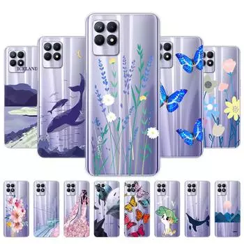 Для Realme 8i чехол 6,6 дюйма силиконовая задняя крышка для OPPO Realme8i мягкий чехол RMX3151 чехол для телефона бампер Funda TPU Coque Capa Etui Realme 8i