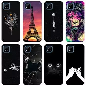 Для Realme C11 2021 RealmeC11 C 11 2021 чехол Мягкий силиконовый чехол для телефона с героями мультфильмов Креативный чехол For Realme C11 2021