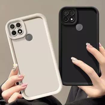 Для Realme C25S Realme C12 Realme C25 C21 C15 C21Y C25Y C20 C20A чехол милый волнистый гибридный противоударный бампер чехол мягкий Fundas Realme C20