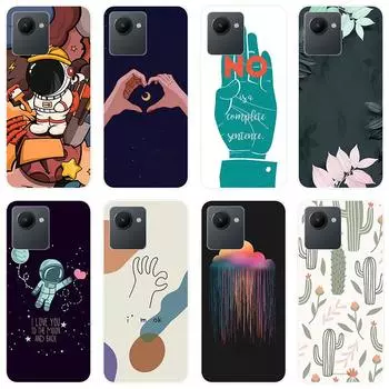Для Realme C30S C53 GT3 GT 3 C 30S RealmeC30S чехол Мягкая силиконовая задняя крышка Чехол для телефона с рисунком из мультфильма Разнообразие For Realme C30S