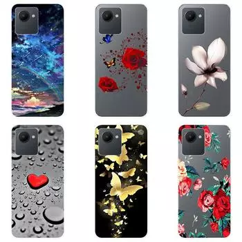 Для Realme C30S C53 GT3 GT 3 C 30S RealmeC30S чехол Мягкая силиконовая задняя крышка чехол для телефона с рисунком For Realme C30S