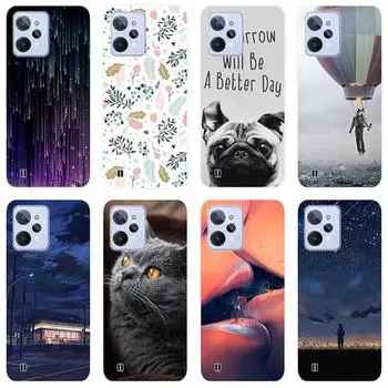 Для Realme C31 C 31 RealmeC31 чехол Мягкая силиконовая задняя крышка модный чехол для телефона с мультяшным рисунком For Realme C31