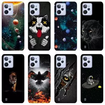 Для Realme C31 C 31 RealmeC31 чехол Мягкая силиконовая задняя крышка Чехол для телефона с рисунком из мультфильма Инновационный чехол For Realme C31