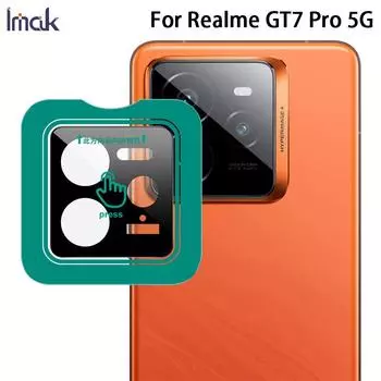 Для Realme GT7 Pro 5G стекло IMAK черная версия стеклянная пленка высокой четкости самопозиционирующаяся версия Realme GT7 Pro 5G