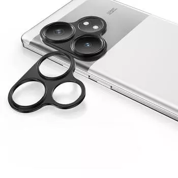 Для Realme GT 6 6T Neo6 SE задняя крышка объектива камеры чехол для GT6t Neo6SE задняя крышка из алюминиевого сплава металлическая защитная пленка для объектива Realme GT Neo6 чёрный