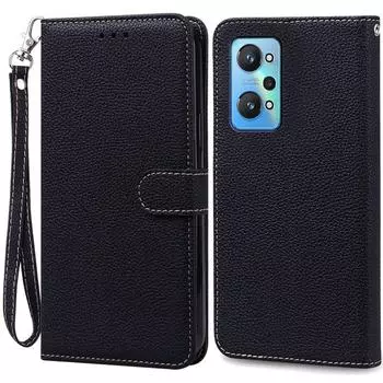 Для Realme GT Neo 3T чехол-кошелек кожаный флип-чехол для Realme GT Neo 3T чехол телефон чехол Fundas Shell For Realme GT Neo 3T вино красного