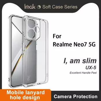 Для Realme Neo7 5G Чехол для телефона IMAK Мягкий тонкий чехол серии UX-5 Realme Neo7 5G