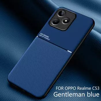 Для Realme Note 50 Note50 Чехол Мягкий силиконовый край Жесткая задняя крышка Чехол для телефона в деловом стиле For Realme Note 50 красный