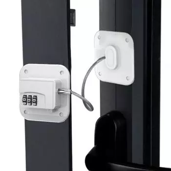 для ребенка, нет необходимости сверлить замки для шкафа холодильник дверной замок кодовый замок защита для безопасности ребенка white-oval