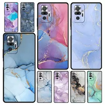 Для Redmi 10C Чехлы Funda Marble Ink Wash Мягкий чехол для телефона для Xiaomi Redmi Note 12 11 9S 9 8 10 Pro Plus 7 9T 8T 9C 9A 8A Чехол Redmi Note 11Pro