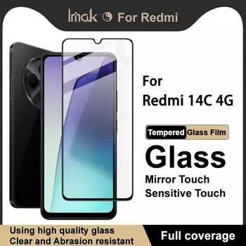Для Redmi 14C 4G Glass IMAK Full Coverage Tempered Glass Film Pro+ Series Redmi 14C 4G