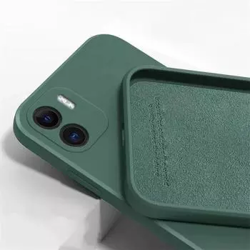 Для Redmi A2 Чехол для Xiaomi Redmi A2 A1 Coque Fundas Shell Жидкий Силиконовый Мягкий ТПУ Чехол для телефона Redmi A2 For Redmi A1 чёрный