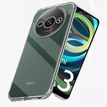 Для Redmi A3 Супер полная защита тела Подушка безопасности Мягкий прозрачный чехол для телефона Redmi A3 2024 Redmi A3 чистый