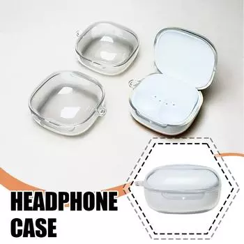 Для Redmi Buds 6 Play Ear Case Bluetooth Headset Protective 6 Box Buds For Redmi Charge Case I2K7 Transparent-for Redmi Buds 6 play