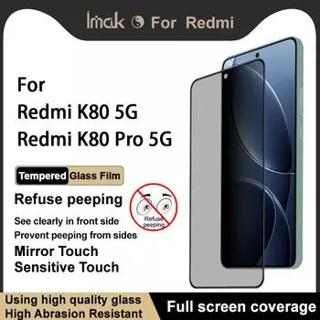 Для Redmi K80 Pro 5G Glass IMAK Privacy Temper Glass Full Screen Cover Film Redmi K80 5G