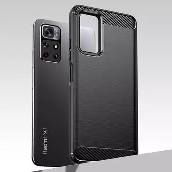 Для Redmi Note 11t 11s 5G note11s 5g противоударный силиконовый чехол роскошная задняя крышка для xaomi poco m4 pro m4pro 5g мягкие матовые чехлы Redmi Note 11t 5G чёрный