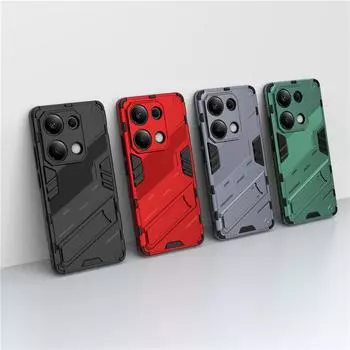 Для Redmi Note 13 Pro 4G Чехол Redmi Note 13 Pro Plus Чехол Punk armor Противоударный жесткий резиновый кронштейн бампер для Redmi Note 13 Redmi Note13 Pro 4G