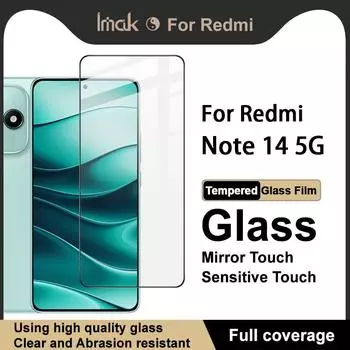 Для Redmi Note 14 5G стекло IMAK полное покрытие закаленное стекло пленка Pro+ серии Redmi Note 14 5G