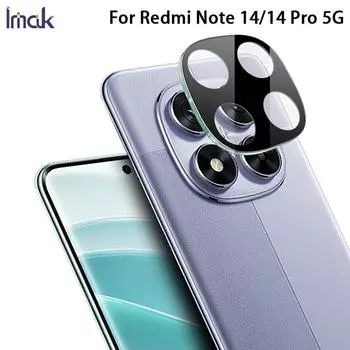 Для Redmi Note 14 Pro 5G стекло IMAK высокой четкости стеклянная пленка для объектива черная версия Redmi Note 14 5G