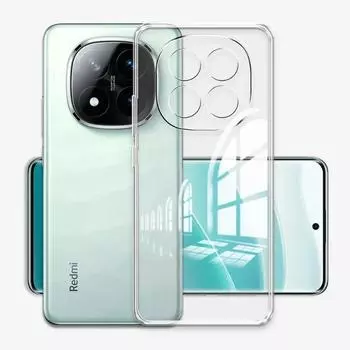 Для Redmi Note 14 Pro Airbag Мягкий силиконовый противоударный чехол для Redmi Note 13 Pro Plus 14Pro+ Прозрачный матовый чехол-бампер из ТПУ For Redmi Note 14 5G чистый