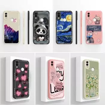 Для Redmi Note 7 8 9 Pro Plus 7S 9T 9S Чехлы Shell Cute Chubby Panda Эстетический стиль Супер Ударопрочный Мягкий Жидкий Силиконовый Бампер Чехол Для Redmi Capa Redmi Note 7