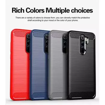 Для Redmi Note 8 Pro силиконовый чехол из углеродного волокна чехол для xiaomi redmi note 8pro Note8 pro противоударный чехол для телефона бампер Redmi Note 8Pro чёрный