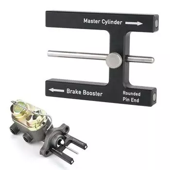 Для регулируемого тормозного пути тормозной педали, инструмент для регулировки тяги, автомобильные аксессуары, усилитель тормозов, главный цилиндр, измеритель длины толкателя чёрный