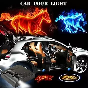 Для Renault Captur Clio Duster Espace Koleos Logan Megane Laguna автомобильный светодиодный логотип двери Добро пожаловать лазерный проектор теневой свет love-