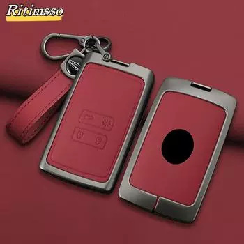 Для Renault Captur Koleos Kadjar Zoe Arkana Espace Clio Megane Grand Scenic Sandero Dacia Duster Card цинковый сплав автомобильный ключ чехол