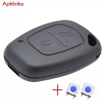Для Renault Kangoo Traffic Master Для Nissan Interstar Primastar Автомобильный дистанционный ключ чехол защитный чехол с 2 кнопками переключатели чёрный