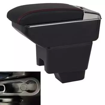 Для Renault Kaptur автомобильный подлокотник, детали для модернизации, специальная полка для хранения ясеня, аксессуары, детали интерьера чёрный