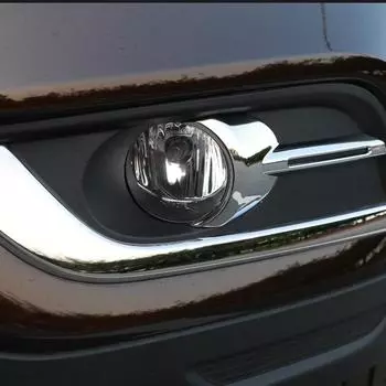 Для Renault Koleos 2017 2018 хромированная передняя задняя противотуманная фара, крышка бампера, лампа, накладка, литье, гарнир
