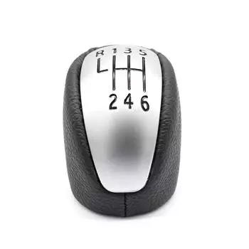 Для Renault/Laguna MK3 2007-2014 PU 6-ступенчатая механическая ручка переключения передач, кожаный рычаг переключения передач, ручной шарик 2008 2009 2010 2011 2012 2013
