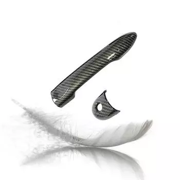 Для Renault Megane 3 MK3 III 2008 2009 2010 2011 2012 2013 2014 2016 накладка на дверную ручку автомобиля из углеродного волокна, аксессуары для стайлинга