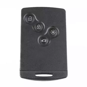 Для Renault Megane 4-кнопочный Smart Car Key Shell Пульт дистанционного управления Плоский чехол для эмбриона как