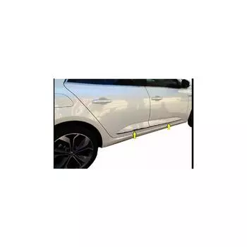 Для Renault Megane 4 Sedan хромированная боковая дверная накладка, 4 шт., 2016 г. и далее