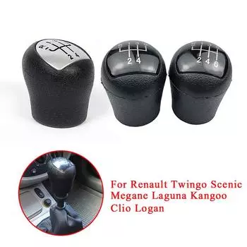 Для Renault Twingo Scenic Megane Laguna Kangoo Clio II 2 MK2 172 18 Logan ABS Автомобильная ручка переключения передач Рычаг переключения передач Ручка с головкой