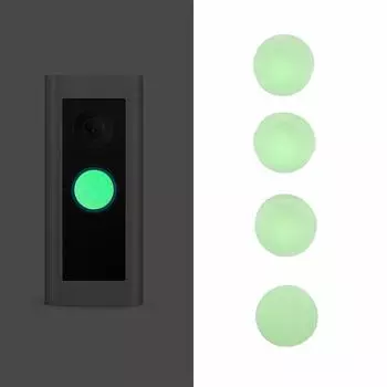 Для Ring Doorbell Pro Замена кнопки Ремонт поврежденной сломанной треснувшей кнопки чёрный