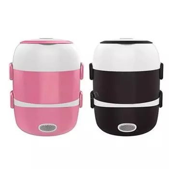 Для рисоварки из нержавеющей стали 2/3 слоя пароварка портативная еда термоподогрев ланч-бокс пищевой контейнер подогреватель us