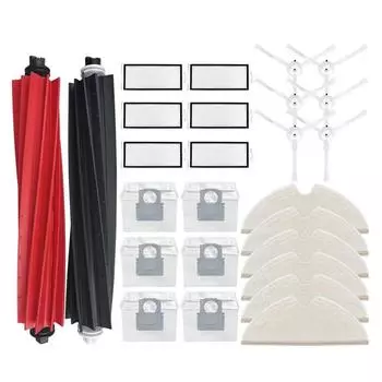 Для Roborock Q8 Max / Q8 Max Plus / Q5 Pro Plus Роликовая боковая щетка Фильтр Швабра Пылесборник Аксессуары для роботов-пылесосов