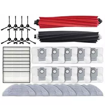 Для Roborock S8 Pro Ultra S8+ Робот-пылесос Запасные части Основные боковые щетки Салфетки для швабры Фильтры HEPA Пылесборники Аксессуары