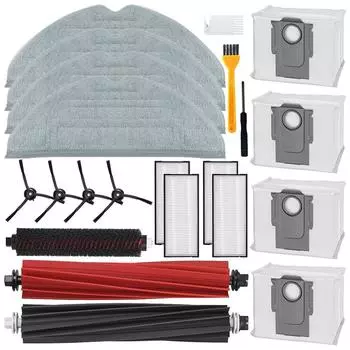 Для Roborock S8 Pro Ultra сменные детали DuoRoller Brush Щетка для чистки Пылесборники Фильтры Салфетки Боковая щетка CHINA