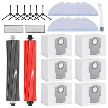 Для Roborock S8 / S8 Pro / G20 Uitra сменные части основная боковая щетка фильтры Hepa ткань для швабры пылесборники аксессуары