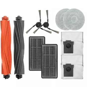 Для робота-пылесоса Dreame X40 Pro Ultra аксессуары пылесборник детали салфетка для мытья полов фильтр щетка запасные части аксессуары