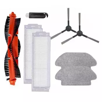 Для робота-пылесоса MGTEC Twinboth S9 основная боковая щетка фильтр Hepa тряпка для швабры запасные части