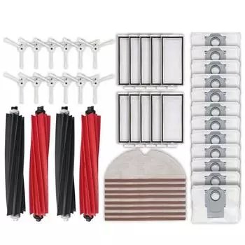 Для робота-пылесоса Roborock Q8 Max /Q8 Max+ основная боковая щетка HEPA-фильтр салфетки для швабры тряпки пылесборник аксессуары детали