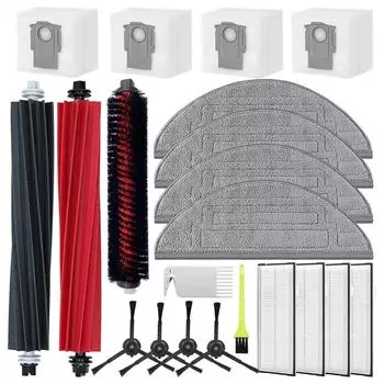 Для робота-пылесоса Roborock S8 Pro Ultra основная боковая щетка HEPA-фильтр тряпка для швабры пылесборники аксессуары запасные части CHINA